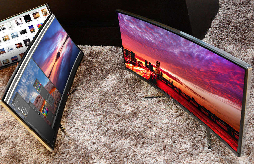 LG Electronics presenta su nuevo monitor panorámico curvo