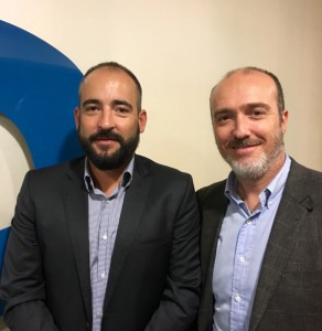 Domingo López (izquierda) e Iñigo Badía